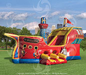 Buccaneer Dry Slide Combo from Oliver Entertainment and Caterting serving Northern Virginia, Washington DC and Maryland