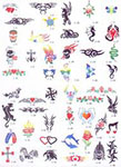 Temporary Tattoos from Oliver Entertainment and Caterting serving Northern Virginia, Washington DC and Maryland