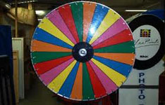 color Wheel or other games from Oliver Entertainment and Caterting serving Northern Virginia, Washington DC and Maryland