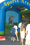 Speed Pitch inflatable amusement game from Oliver Entertainment and Caterting serving Northern Virginia, Washington DC and Maryland